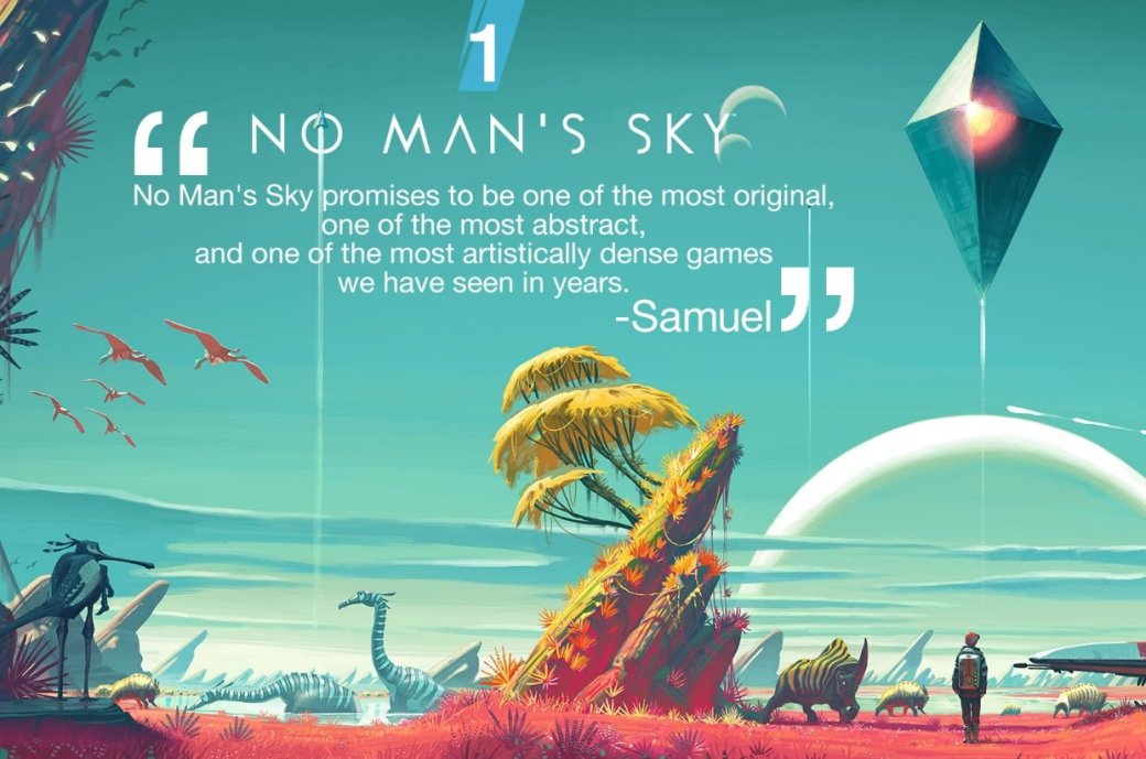 No Man's Sky назвали самой ожидаемой игрой 2016 года - Изображение 1 No Man's Sky назвали самой ожидаемой игрой 2016 года - Изображение 1