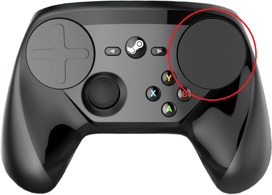 Steam Controller позволяет играть в Skyrim одной рукой - Изображение 2 Steam Controller позволяет играть в Skyrim одной рукой - Изображение 2