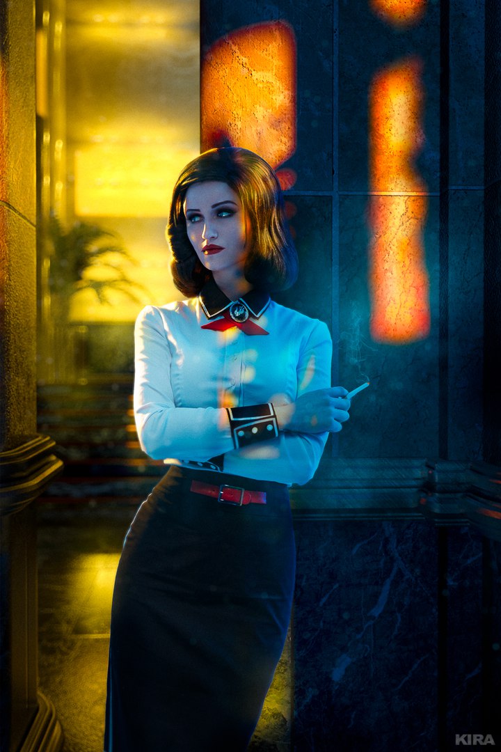 изготовленный на заказ BioShock Infinite Элизабет Костюм (Blue Skirt) - sharikivrn.ru